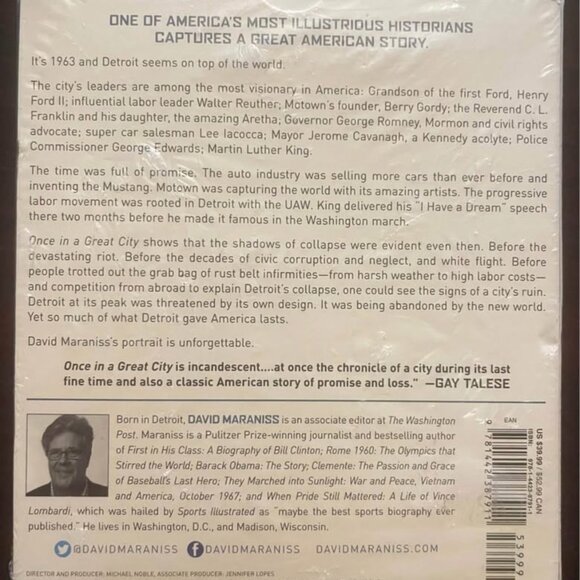 Once in a Grea City A Detroit Story Audio Book - Picture 2 of 3